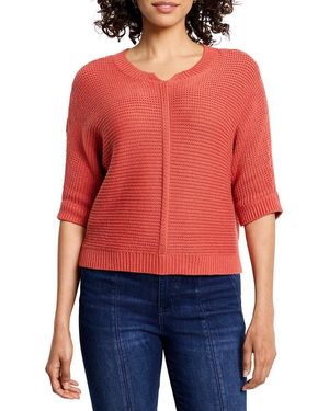 NIC+ZOE Nic & Zoe Easy Texture Jumper - Red