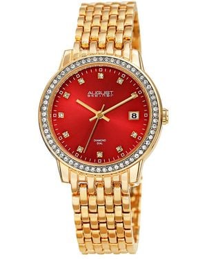 August Steiner Alloy Watch - Orange