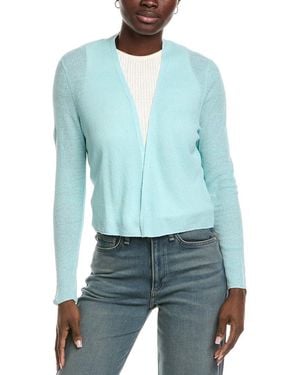 Eileen Fisher Linen-blend Cardigan - Blue