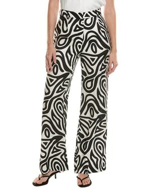 Officine Generale Gracella Printed Pant - Black