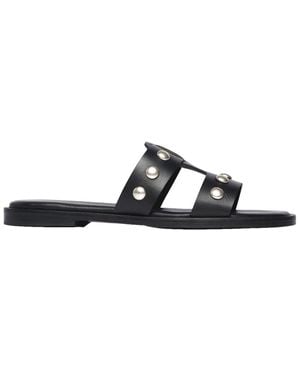 Frēda Salvador Freda Salvador Brady Leather Sandal - Black