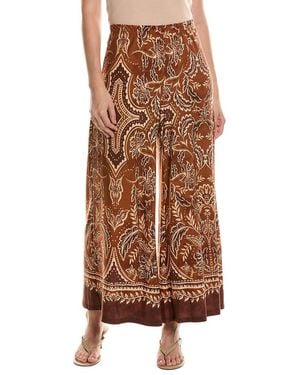 Vince Camuto Pull-On Wide Leg Pant - Brown