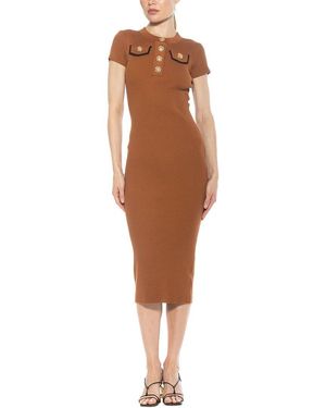 Alexia Admor Rhys Sheath Dress - Brown