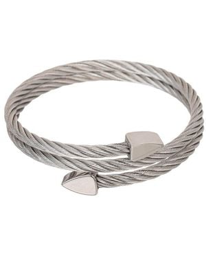 Eye Candy LA Logan Arrow Wire Cuff Bracelet - Metallic