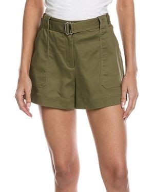 Jonathan Simkhai Lourie Belted Short - Green