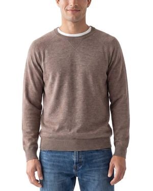 Forte Cashmere 100% Cashmere Crewneck 100% Cashmere Jumper - Brown