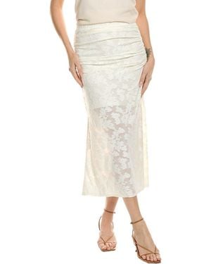 Brook + Lynn Midi Skirt - Natural