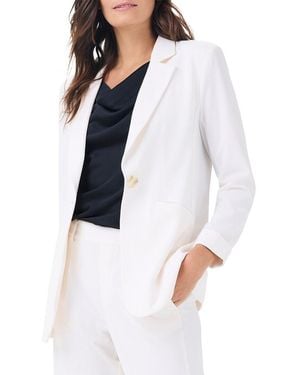 NIC+ZOE Cuffed Avenue Blazer - White