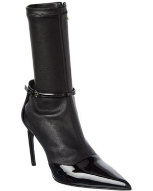 Ferragamo Britt Leather Boot - Black