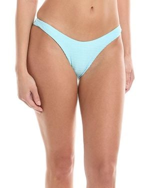 VYB Chelsea High-Leg Scoop Bikini Bottom - Blue
