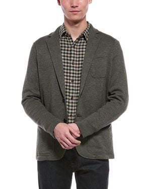 Faherty Inlet Knit Blazer - Gray