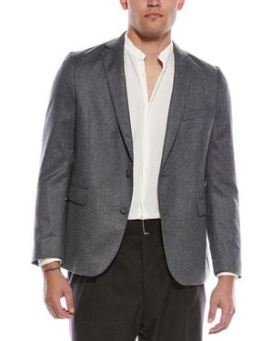 Officine Generale Worsted Wool Jacket - Gray
