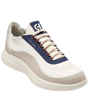 Cole Haan Gen Zag Iii Leather Trainer - Blue