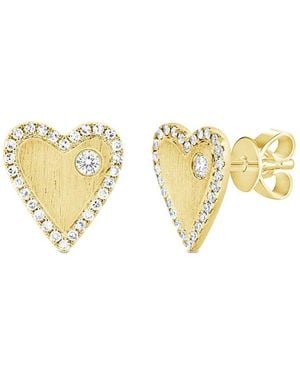 Diana M. Jewels Fine Jewellery 14k 0.22 Ct. Tw. Diamond Earrings - Metallic