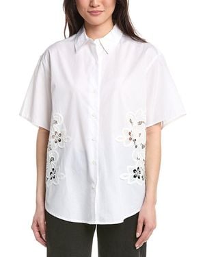 Rag & Bone Amy Lace Shirt - White