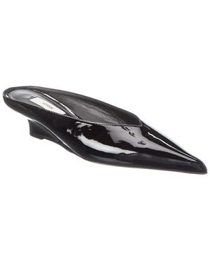 TOTEME Patent Mule - Black