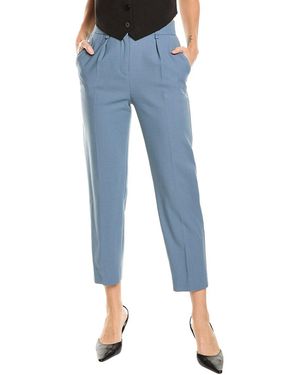 Maje Wool-Blend Pant - Blue