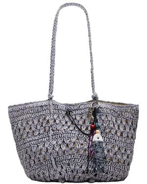 Steve Madden Raffia Shopper - Multicolour
