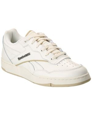 Reebok Bb 4000 Ii Leather Trainer - White