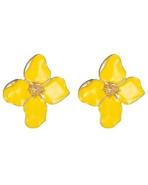 Eye Candy LA Daniela Earrings - Yellow