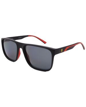 Ferrari Fz6002U 59Mm Polarized Sunglasses - Black