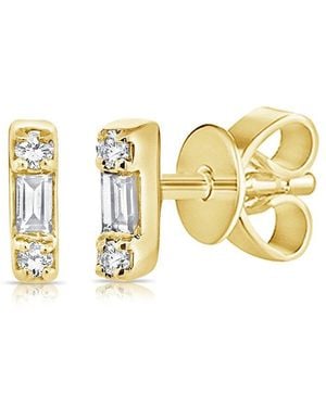 Sabrina Designs 14K 0.05 Ct. Tw. Diamond Stud Earrings - Metallic