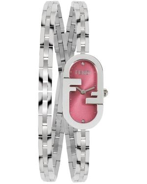 Fendi O'lock Diamond Watch - White
