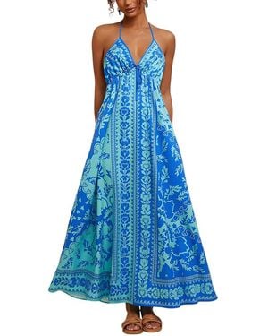 CAMILA BLANCO Maxi Dress - Blue