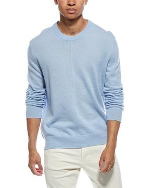 ATM Cashmere Crew Neck Sweater - Blue