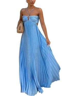 CAMILA BLANCO Maxi Dress - Blue