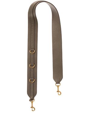 Mulberry Personalisation Leather Shoulder Strap - White