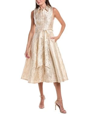 Rene Ruiz Printed Shift Dress - Natural