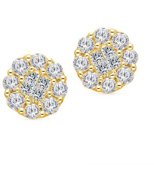 Kallati 14k 0.95 Ct. Tw. Diamond Earrings - White