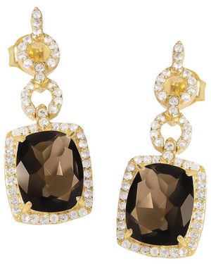 TIRAMISU 14K Over 6.90 Ct. Tw. Gemstone Drop Earrings - Metallic