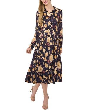Ted Baker Button Down Pleated Dress - Multicolor