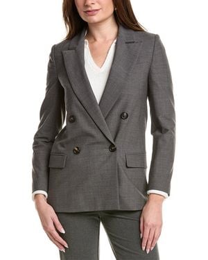 Brunello Cucinelli Wool-blend Blazer - Gray