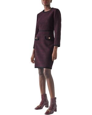 LK Bennett Paloma Shift Dress - Purple