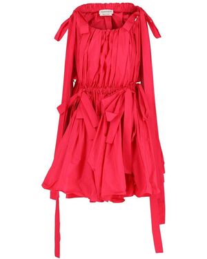 McQueen Bow Mini Dress - Red