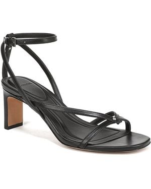 Vince Marilyn Leather Strappy Sandal - Metallic