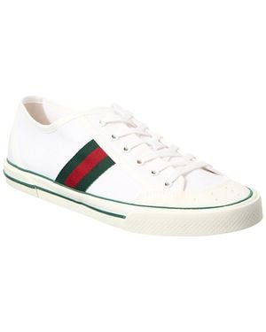 Gucci Tennis 1977 Canvas Trainer - White
