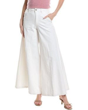 Silvian Heach Wide Leg Jean - White