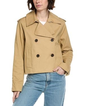 Rag & Bone Talia Trench Jacket - Blue