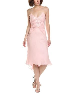 Issue New York Solid Midi Dress - Pink