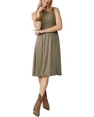 Bella Dahl Midi Dress - Natural