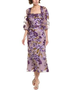 Marchesa Cocktail Dress - Red