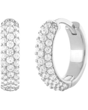 Lab Grown Diamonds 14k 0.38 Ct. Tw. Lab Grown Diamond Hoops - White