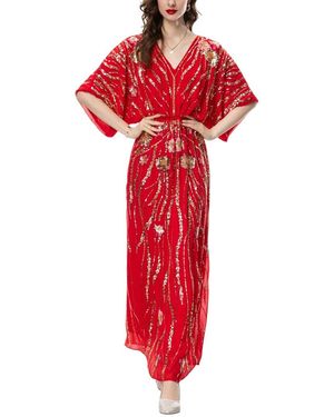 BURRYCO Maxi Dress - Red