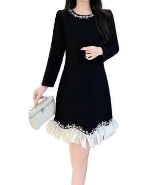 BRC By BURRYCO Solid Mini Dress - Black