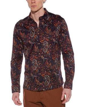 Eton Paisley Shirt - Red