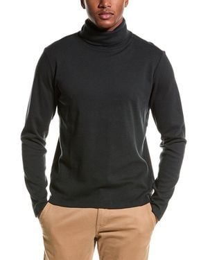 Todd Synder X Champion Solid Interlock Jersey Turtleneck T-Shirt - Black